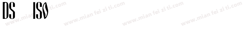 DS ISO 1字体转换